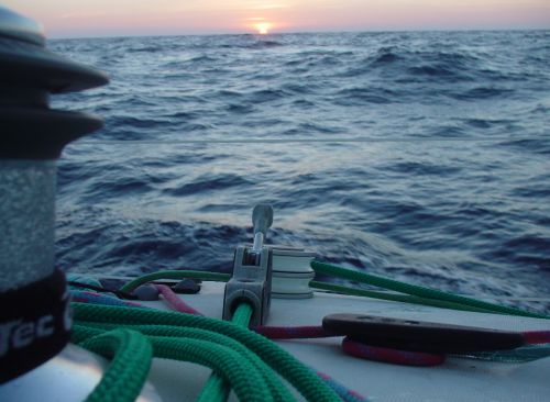 Chicky sun: he is soft and beautiful during the morning but the day will be different. Rough sea and good wind will force us tp reduce the sails at 10am. We…