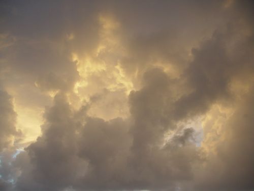 Beautiful clouds today. We meet 