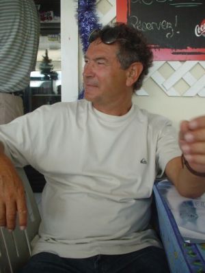 Bye bye Jean-Jacques, see you soon... Hello Patrick, enjoy your stay here! (Le Marin, Martinique)
