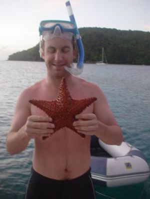 Bye bye Jean-Jacques, see you soon... Hello Patrick, enjoy your stay here! (Le Marin, Martinique)