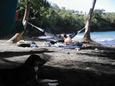 New year eve at Rodnay Bay Beach with the Cliquot Widow, always here when there is fun. William is in Martinique, enjoying the Rhum as we are seeing 2003…