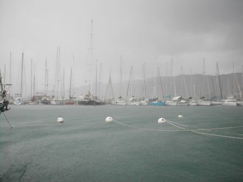 Squall in le Marin (Le Marin, MArtinique)