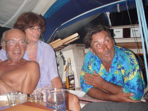 Every night, one boat invents and tells a story on the VHF, while the other boat enjoys some liquor. Today it's us and the story in named: 