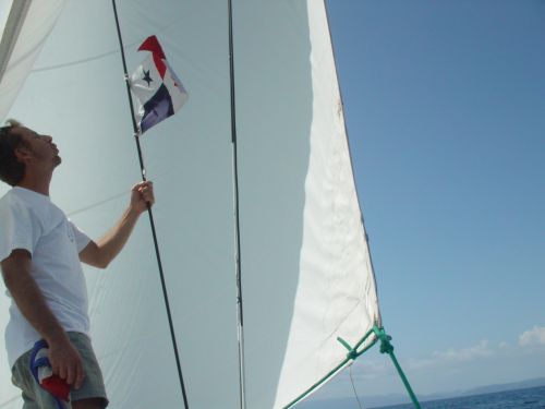 No wind to cross the border. (Burica's Peninsula, panama-CR's border)